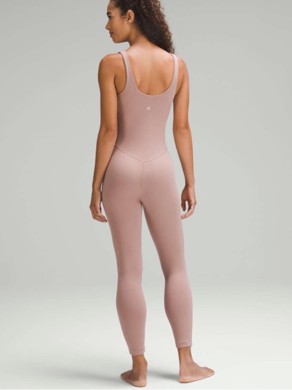 🍋🍋🍋 Lululemon Athletica Align Bodysuit 25" Twilight Rose SZ 4 EUC